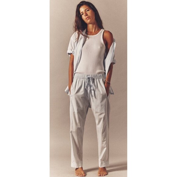 Xirena Skylight Draper Pants XL Blue Lightweight Flowy Drawstring Waist Coastal - Picture 1 of 14